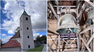 Pfarrkirche Stixneusiedl  ANÖ  Einzelläuten und Vollgeläute [upl. by Yrovi178]