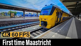 Train Cab Ride NL  First Time Maastricht  Maastricht  Eindhoven  Amsterdam  VIRM IC  May 2023 [upl. by Nilkoorb]