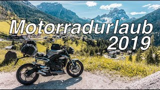 Motorradurlaub 2019  In die Alpen ans Mittelmeer und über die Route des Grandes Alpes zurück [upl. by Bartolome444]