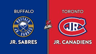 OJHL Highlights  Buffalo Jr Sabres VS Toronto Jr Canadiens  December 2 2023 [upl. by Morlee]