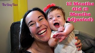 Preemie Update 12 Months Old 9 Months Adjusted [upl. by Dot]