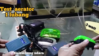 test 4 aerator 1 lubanggelembung udaraair pump [upl. by Trent237]