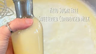 Keto Sugar free condensed milk [upl. by Humble]