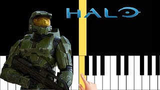 Halo II  Unforgotten  Piano Tutorial Video Games Series [upl. by Peggi]