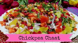 Chickpea chaat cooking with safia UK [upl. by Gurias369]