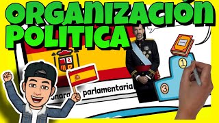 🌍 La ORGANIZACIÓN POLÍTICA de ESPAÑA para niños [upl. by Idarb800]