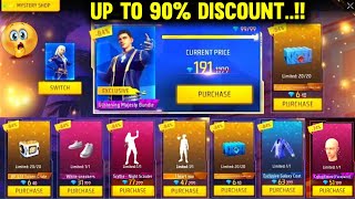 Mystery Shop Discount Event Free Fire  Up To 90 Off Mystery Shop  Free Fire New Event  Ff Event [upl. by Roxie]