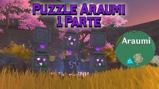 Puzzle Cubos Araumi 1 Parte  Genshin Impact [upl. by Auqkinahs]