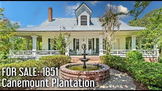 FOR SALE 1851 CANEMOUNT PLANTATION with 40 Acres [upl. by Etnuaed]