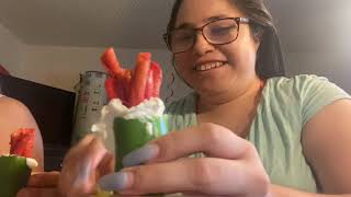 Trying Takis Cream Cheese Jalapeños [upl. by Sharona128]