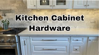 New Kitchen Cabinet Hardware  Cabinet KnobPulls Ideas  Installation  Decor  DIY  Budget [upl. by Aiuqcaj254]