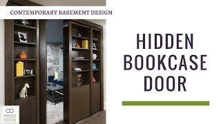 Hidden Bookcase Door to Secret Gaming Room [upl. by Harland]