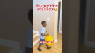 Can’t believe our son pranked his dad with fart spray like this…😱shorts [upl. by Hose]