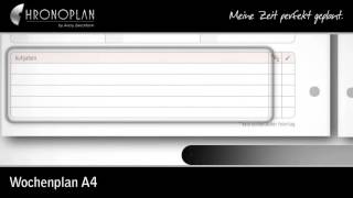 Kalendereinlagen Chronoplan A4 Jahr 2016 50706 [upl. by Reisman27]