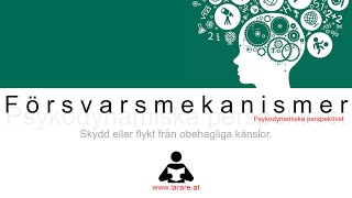 Webblektion Försvarsmekanismer inom det psykodynamiska perspektivet [upl. by Iarahs]