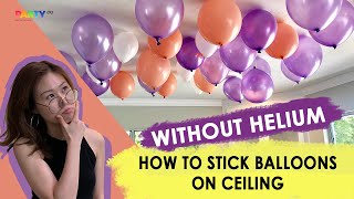 HOW TO  Make Balloon Float Without Helium [upl. by Zwick]