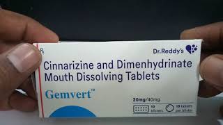 Gemvert Tablet Review In Hindi [upl. by Urbannai]