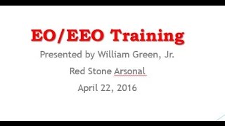 EO and EEO Training [upl. by Otnas]