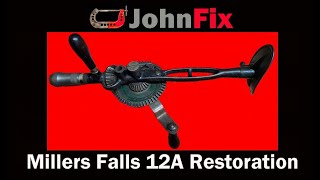 Millers Falls 12A 2 speed drill restoration [upl. by Calica]