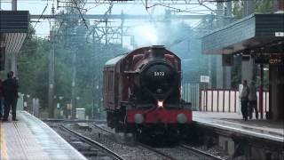 GWR 4900 Class No 5972 Olton Hall AKA Hogwarts Castle  Light Engine  4714 [upl. by Eicyak501]