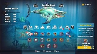 Hungry Shark World PS4 Pt24 Atomic SharkSouth China Sea Map Unlocking Zombie Shark [upl. by Nelloc266]