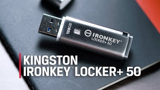 XTSAESVerschlüsselung – Kingston IronKey Locker 50 Verschlüsselter USBStick [upl. by Asnerek]