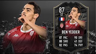 FIFA 22 WISSAM BEN YEDDER 87 SIGNATURE SIGNINGS PLAYER REVIEW I FIFA 22 ULTIMATE TEAM [upl. by Arleta547]