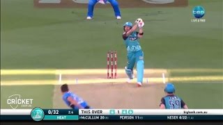 Highlights Strikers v Heat  BBL06 [upl. by Attej396]