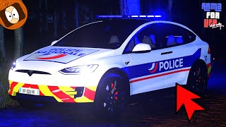 LE TESLA MODEL X PLAID POLICE   ARMA FOR LIFE [upl. by Bose]