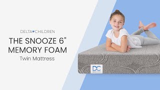 The Snooze 6inch Memory Foam Twin Mattress by Delta Children [upl. by Ondrea575]