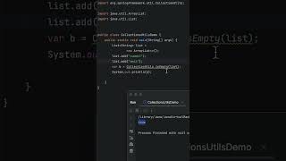 Every Java programmer should know CollectionUtils isEmpty coding java springboot collection [upl. by Eedna]