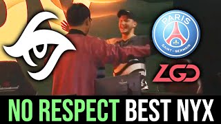 LGD vs Secret  NO RESPECT BEST Nyx in Dota 2 [upl. by Storfer677]