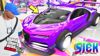 GTA 5 Best Paint Jobs Plurple NERO CUSTOM Modded Purple Crew Color GTA 5 Glitches [upl. by Willner]