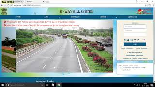 E WAY BILL REGISTRATION FOR TRADERS [upl. by Delos737]