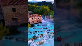 Natural thermal springs of Italy  Saturnia italy [upl. by Windy]