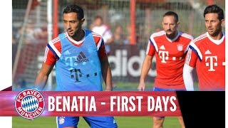 Medhi Benatia  First days at FC Bayern [upl. by Airdnahc]