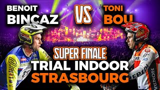 Trial Indoor Strasbourg 2024  Super Finale  Toni Bou vs Benoit Bincaz [upl. by Lienad]