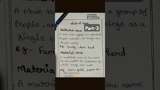 Noun english grammar class 4music english important newvideo shortvideo ✍️🙂😊 [upl. by Eanar]