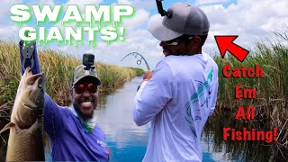 Catching Massive MUDFISH Deep in Florida SWAMP FT Catch Em All Fishing [upl. by Cj436]