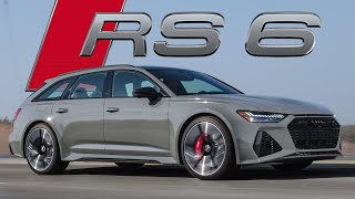 2021 Audi RS6 Avant Wagon Review [upl. by Atthia]