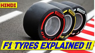 F1 Tyres Explained in Hindi [upl. by Yelrihs827]