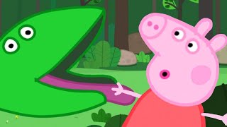 Peppas Visit To The Dinosaur Park 🦖  Peppa Pig Official Full Episodes [upl. by Eelirak]