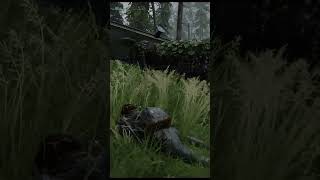 Insane Bow Shot The Last of Us Part II tlou2 gaming ellie bloater [upl. by Aracat534]