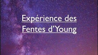 3Expérience des fentes dYoung [upl. by Leahcym]