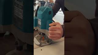 THE POWER OF MAKITA ROUTER 3612BR short shortvideoviral shorts [upl. by Tiedeman]