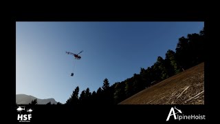 XPlane 12  Helicopter Lama Sling Loading Training [upl. by Llenrad]