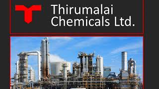 Thirumalai Chemicals Limited TCL  Multibagger  2064 [upl. by Yrojram]