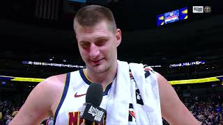 Nikola Jokic talks battle with Wemby amp Win vs Spurs Postgame Interview [upl. by Bloem977]