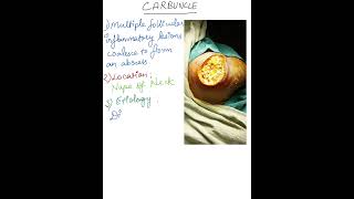 Carbuncle  Definition Site Etiology  Treatment mbbsneetpgusmle inicetplabfmgediabeticcare [upl. by Laemsi]