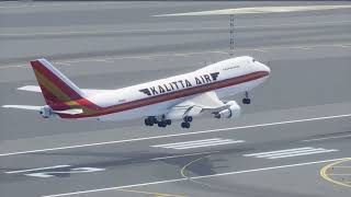 Kalitta Air 747200 landing smoothly at Dubai Intl Airport [upl. by Beeson]